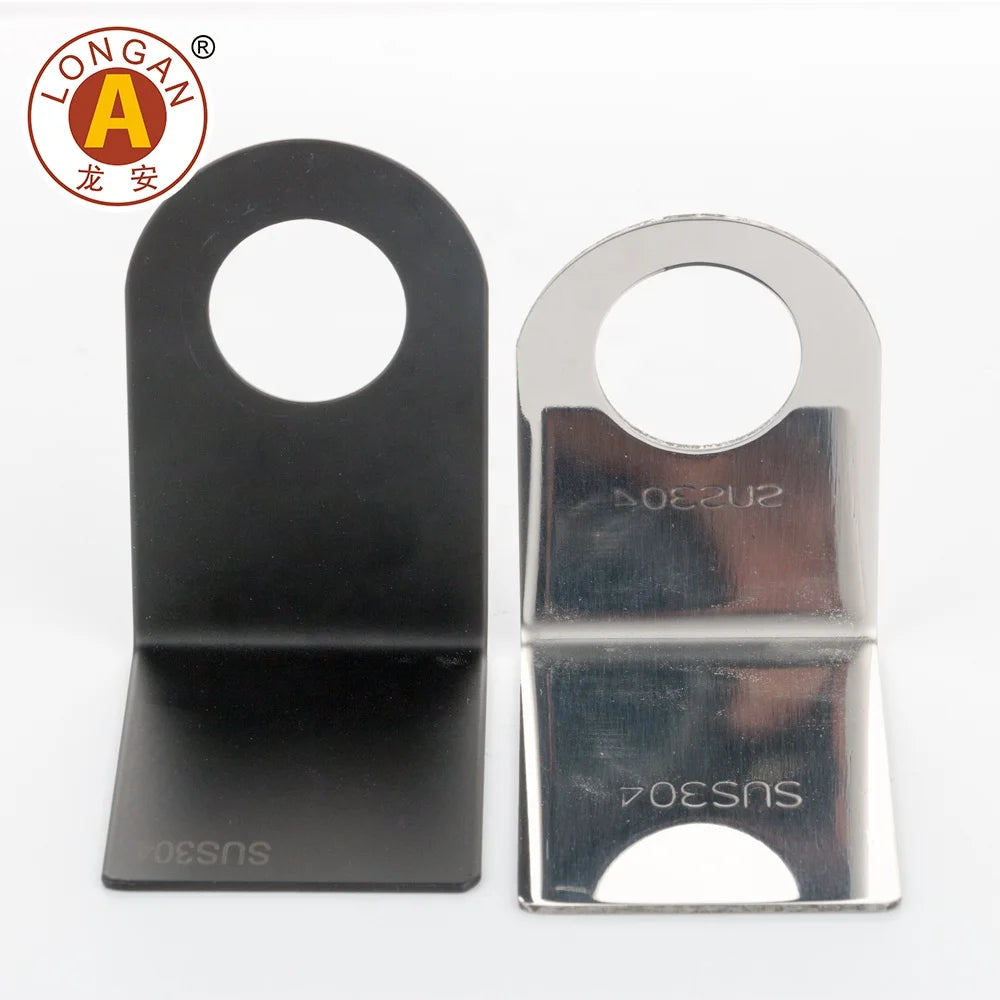 China Custom Stainless Steel 28mm/45mm Hole Metal Glass Wall Mount Bracket