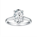 Wholesale 2.5 CT Loose Oval Moissanite Ring with GRA Certificate High-quality Jewelry for Your Elegant Look