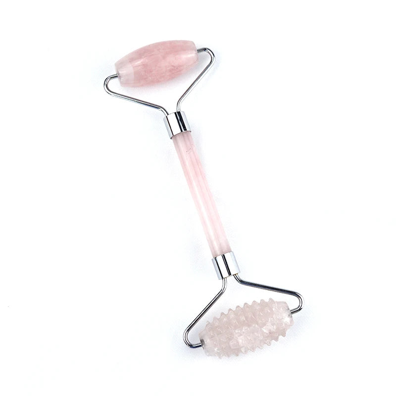 Slimming Face Lift Anti Wrinkle Anti Age Face Gua Sha Beauty Lift Massager Tools Rose Quartz Facial Guasha Massage Roller