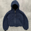 Zip up Hoodie Manufacturer Street Drop Shoulder Zip up Hoodie Heavyweight Boxy Cropped Distressed Hoodie