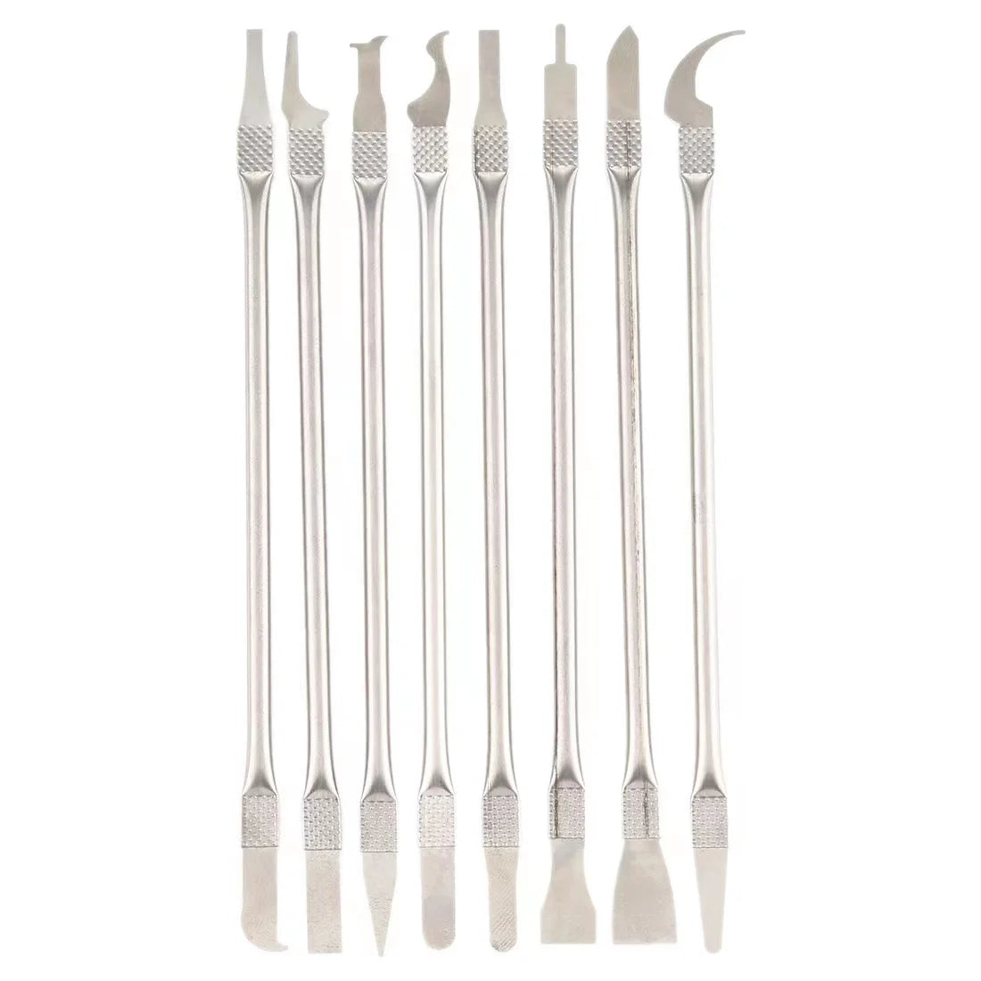 8 in 1 Metal Disassembly Blades Phone Repair Tools Set Remover Hand Tool for Repairing Computer BGA CPU IC Chip Repair Tool