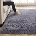 Custom Made Shaggy Grey Polyester Bedroom Rug Chinese Tufted Wall-to-Wall Carpet Braided Techniques for Home Living Room 1 Piece