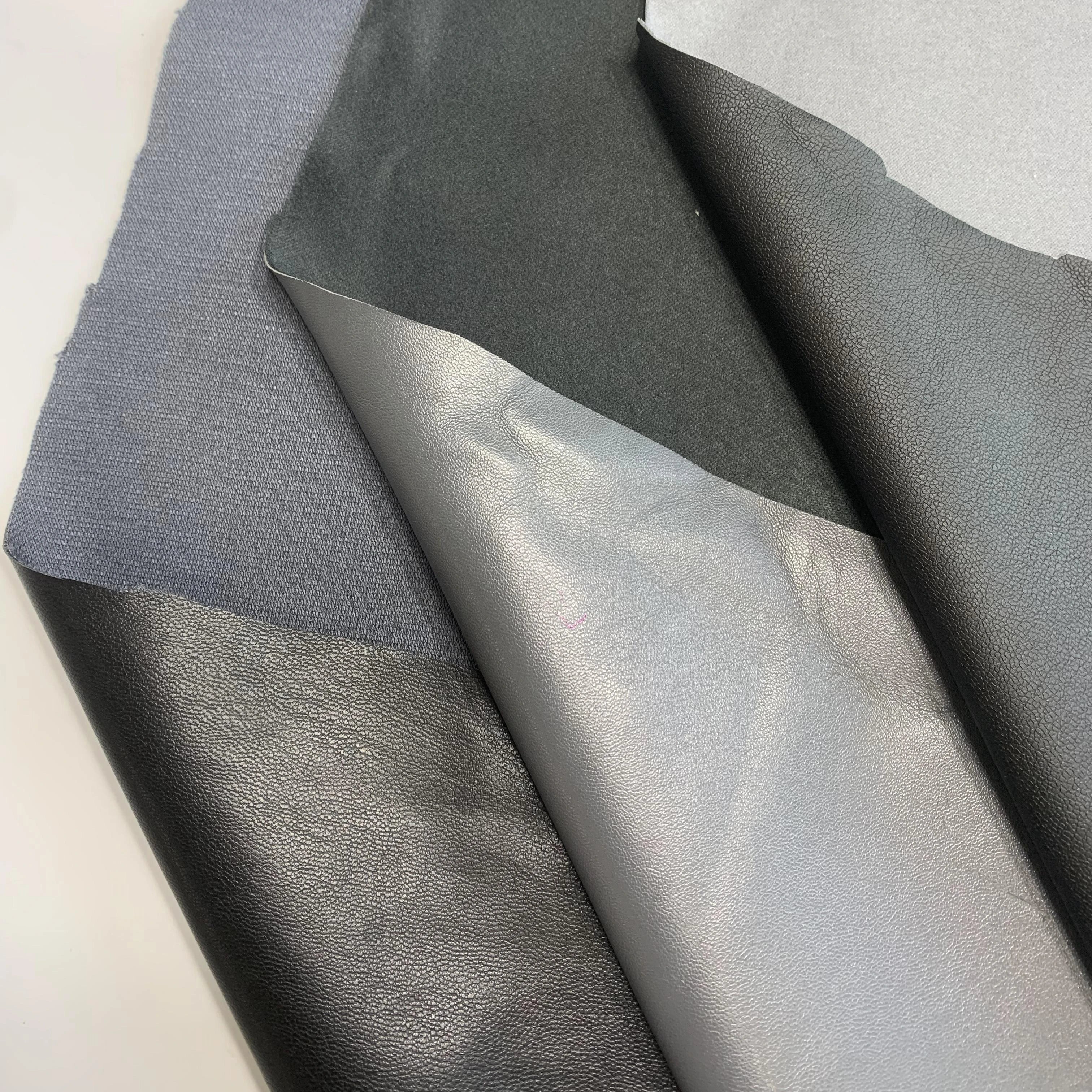New Development True Vegan Leather Bio Base Leather Products for Shoe and Bag Materials