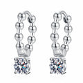 New Arrival D Color Fine Jewelry Diamond Stud Earring Synthetic Vvs Moissanite Diamond 925 Sterling Silver Moissanite Earring