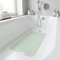 Anti-Slip PVC Bath & Toilet Supplies Long 40 X 100cm Shower Floor Mat with Suction Cup Customized Color