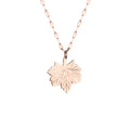 Simple Stainless Steel Necklace Gift Giving Thanksgiving Necklace Durable Maple Leaf Pendant Necklace for Women