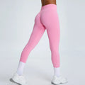 Women High Waist Comfort Compression Stretchy Seamless Scrunch Back Leggings