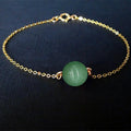 Real Gemstone Chain Bracelet Aromatherapy Essential Oil Diffuser Bracelet - Natural Gemstone Beads Healing Crystal Bracelet