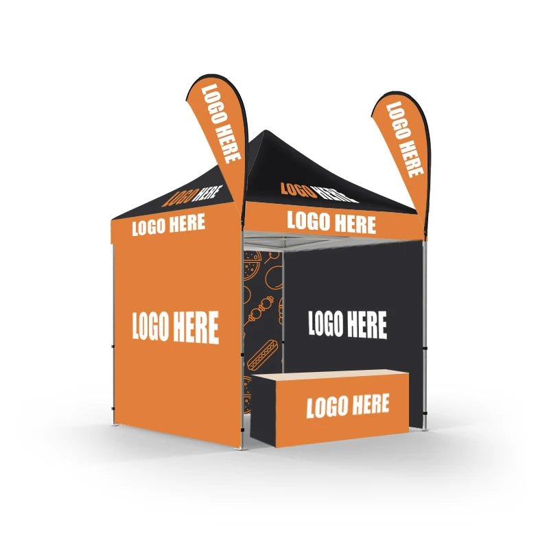 Custom Made Printed Folding 3x3 10x10 Toldo Plegable Aluminum Frame Pop up Tents Marquee Gazebo Trade Show Tent With Wall