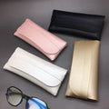Custom Logo Fashion Women Men Portable Glasses Bag Protective PU Case Cover Sunglasses Case Box
