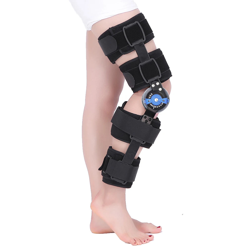 OSKY Hinged ROM Hip Brace Adjustable Knee Immobilizer Support with Pain Relief and Breathable Design for (Sizes S/M/L)
