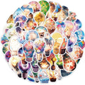 50pcs World in Light Bulb Stickers Pack for Kids Teens Boys Girls Waterproof Vinyl Stickers for Water Bottle