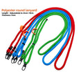 Universal Adjustable Woven Polyester Eco-Friendly Customizable Phone Strap Double Buckles Long Cross Body Lanyard Card Holder