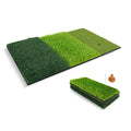Factory Indoor 3 in 1 Golf Hitting Mat Anti-skip Golf Chipping Mat Mini Green Golf Practice Hitting Mats