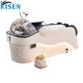 Kisen Wholesale Japanese Head Spa Hair Wash Station Massage Chair With Steam SPA Head Water Therapy Thai Massage Shampoo Bed