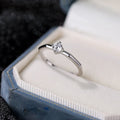 Super Flash Four Claw Zircon S925 Sterling Silver Open Finger Rings for Valentine's Day Gift Jewelry Wholesale YB-XY-395