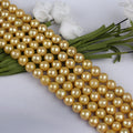 Natural Gold 9-11mm Edison Freshwater Pearl Strands for Sale