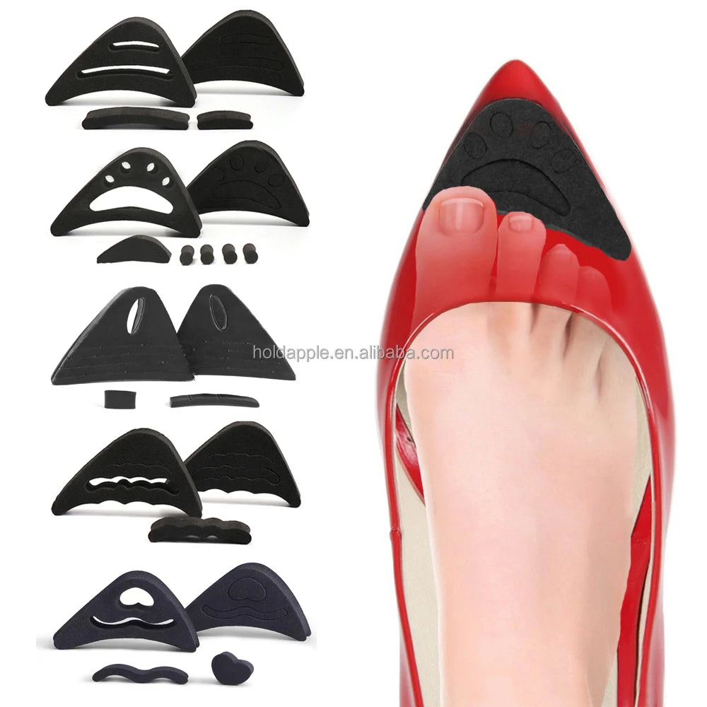 NEW EVA Toe Filler Insert for Tip High Heels Thicken Cushion Toe Plug for Big Shoes Toe Protector Shoe Insert HA00983