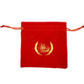 Custom Logo Printed Eco-friendly Microfiber Pouch with Zipper Closure and Ribbon Handle Gift Packing Bag