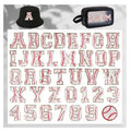 Iron Towel Embroidery Patches Letters Numbers Hot Selling Good Price 7cm Chenille Fabric Iron-On