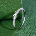Good Quality Cubic Zirconia Crystal Fashion 8 Shape 925 Silver Bridal Engagement Rings for Women Jewelry Accessories