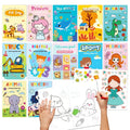 DIY Coloring Book with Sticker  Party Cartoon Painting Book Drawing Book for Kids