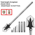 Compact Multipurpose Shovel Portable Snow Survival Backpacking Tactical Purposes Farming Outdoor Shovels