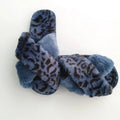 Women's Anti-Slip Indoor Fluffy Fur for Slippers Comfy Leopard Print Slides for Winter Cozy Bedroom Warm Embroidered Wholesale MegaBDM