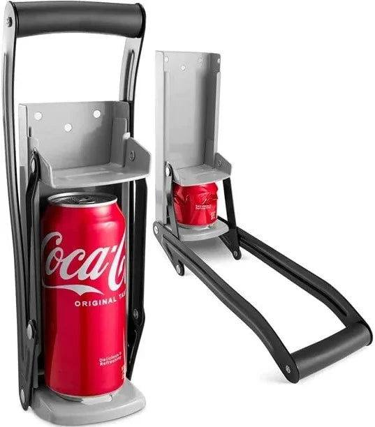 Heavy Duty Metal Wall Mounted Soda Beer Smasher Eco-Friendly Recycling Tool Can Crusher Bottle Opener Can Smasher