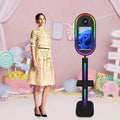 Vintage Mirror Photo Booth With Printer Stand Photo Mirror Booth 15.6 Inch Touch Screen Selfie Magic Mirror Photobooth Machine