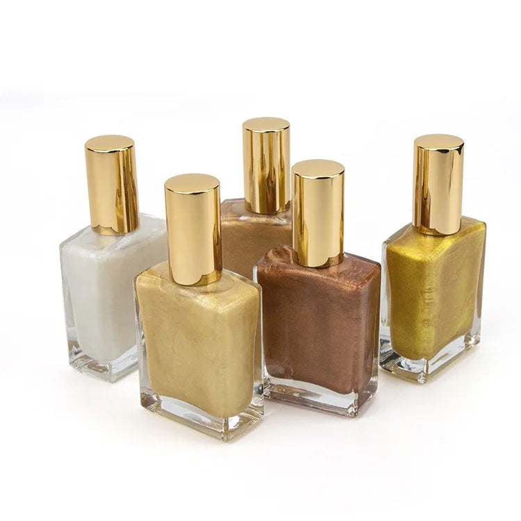 New Product Makeup No Logo 5 Color Vegan Highlight Spray Private Label Body Highlighter Spray