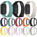 IVANHOE Silicone Strap + Case Shell for Xiaomi Mi Band 9 Active Strap Sport Bracelet for Redmi Band 3 Smartwatch Wristband