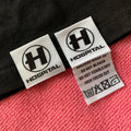 Handmade Recycled Damask Hem Woven Labelcheap Price Outside T-shirt Hem Tag
