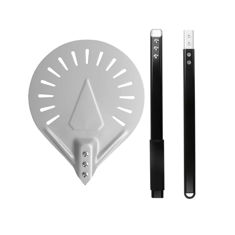 New Pizza Peel Aluminum Pizza Shovel With Long Handle Custom 7 8 9 Inch Pizza Paddle Factory Pastry Baking Accessories