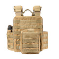 Adjustable Outdoor Tactical Protective Vest Camo Mesh MOLLE Wire Quick-remove Feature Nylon for CS Training Safety Fashion
