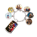 Sublimation Blank Home Decoration Keychain Heat Transfer Keychain for Christmas Valentine Graduation Day PresentH