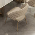 BST Modern Industrial Style Dining Room Chairs High Quality PU Leather and Metal for Home Bar Hotel School Use