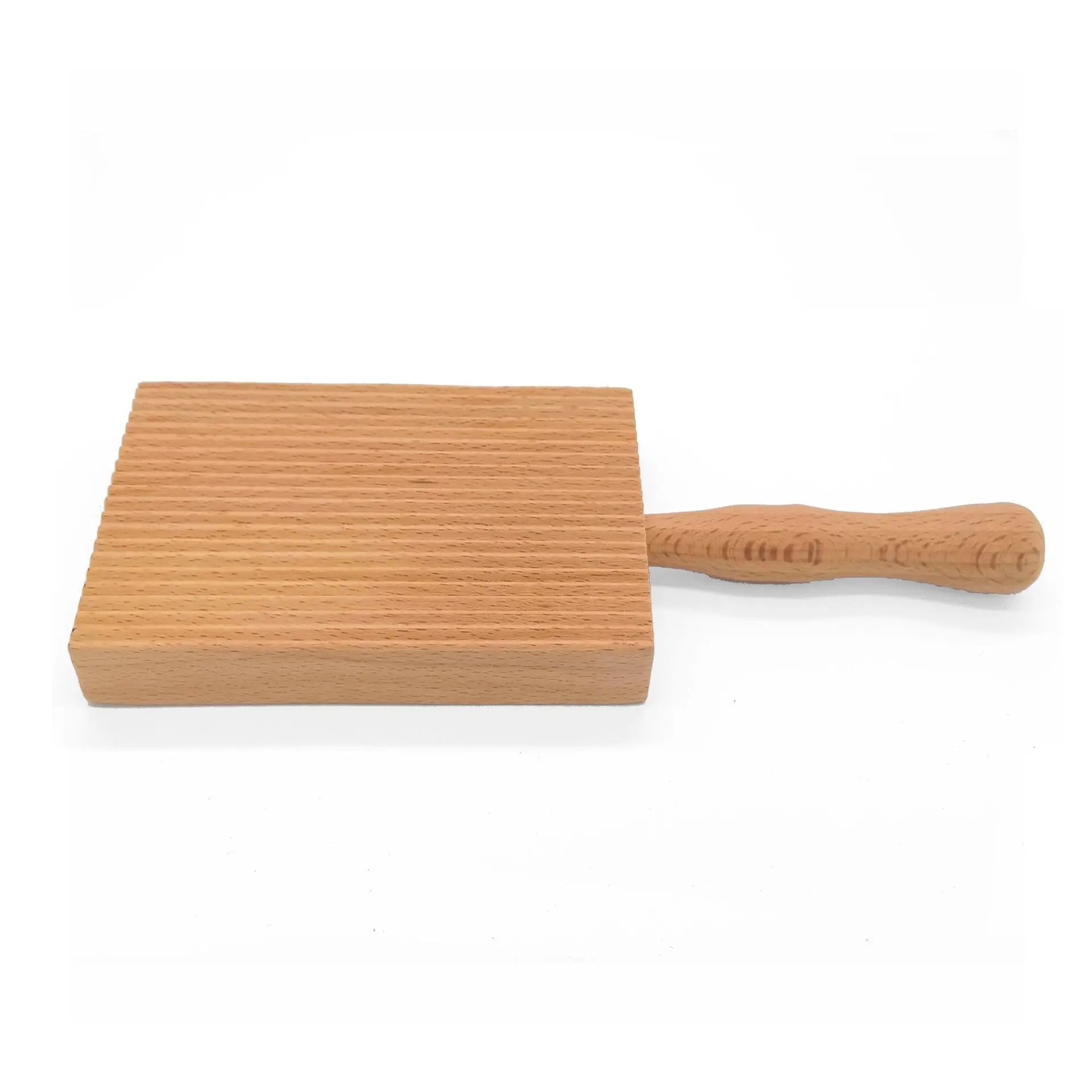 Authentic Homemade Rolling Pasta Board with Natural Wooden Gnocchi Stripper Paddle Easily Create Gnocchi Utensils Kitchen Tool