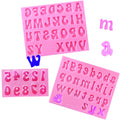 3pcs/set Letter Number Silicone Mold Alphabet and Number Fondant Mold Cake Decorating Tools Chocolate Mold