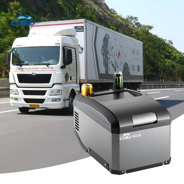 Anti Shock Design 12V Road Freezer 30L Compressor Refriger Car Fridge for Trucks Outdoor Vehicle