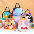 New Arrival Cute Animal Model Cheap Lunch Bag for Kids Snack Drink Cooler Bag Portable Thermal Insulated Lunch Bag