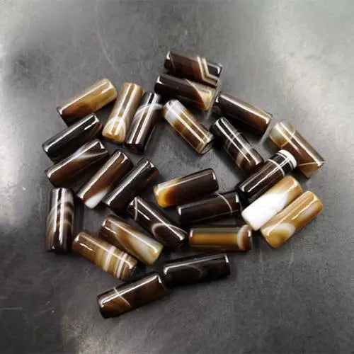 Cylinder Beads Natural Lace Agate Beads for Jewelry Making Bulk Column DIY 6x15mm 1604282