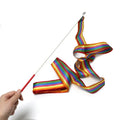 Gymnastic Ribbons Streamers Dance Ribbons Baton Twirling for Artistic Dancing Gymnastics Kids Dancing Talent Shows 4 Meter