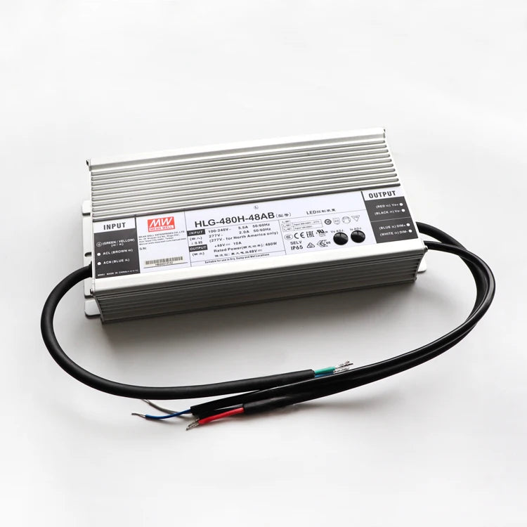 Meanwell H-L-G-480H-48B or AB 480W Constant Voltage + Constant Current LED Driver Meanwell 48V
