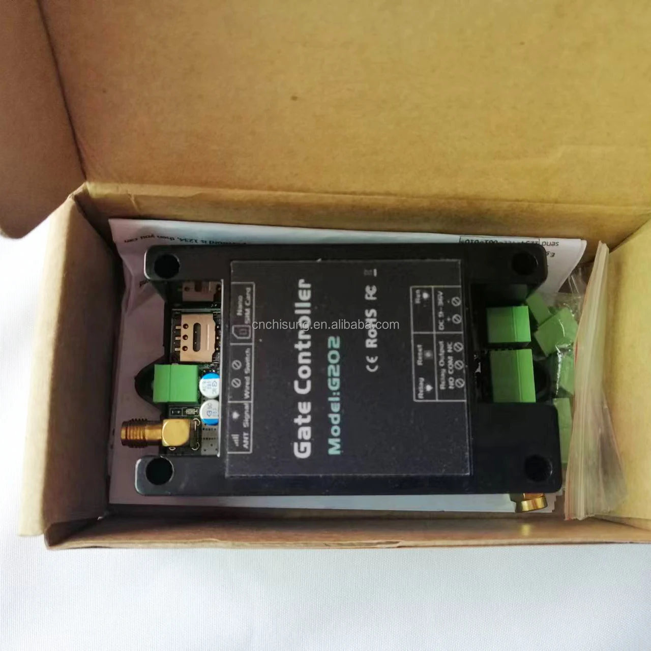 Stock 4G 2G GSM G202 Gate Opener Relay Switch Industrial Machine Switch Access Controller Remote Control Door Opener Free Call