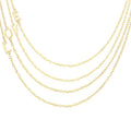 Custom 925 Sterling Silver 18K Gold Plated Transverse 26 Inital Alphabet Pendant Letter Chain Necklace