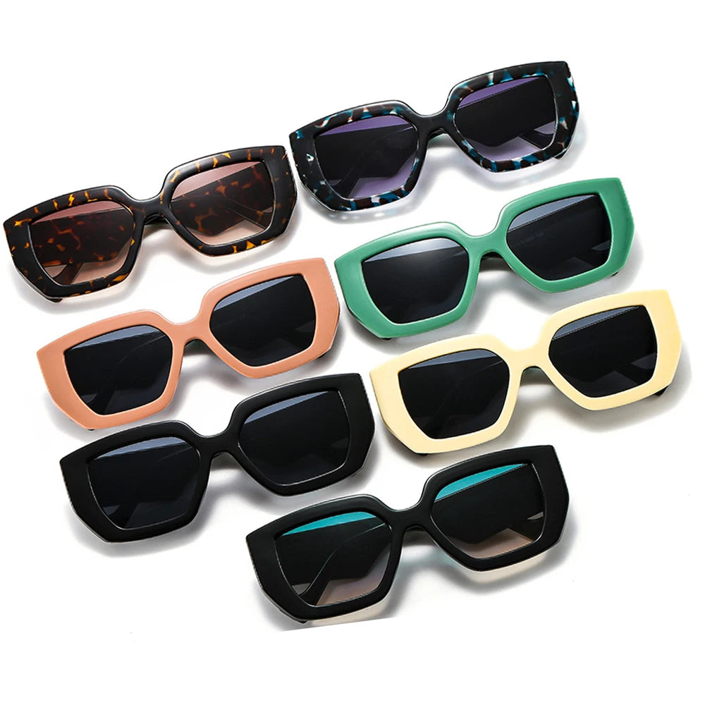 CONCHEN Oversized Big Frame square Sun Glasses Designer Sunglasses Women Luxury Brand