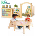 Modern Montessori Classroom Wooden Table Chair Set Early Learning Center Kindergarten Furniture Storage Shelf Bedroom Kitchen