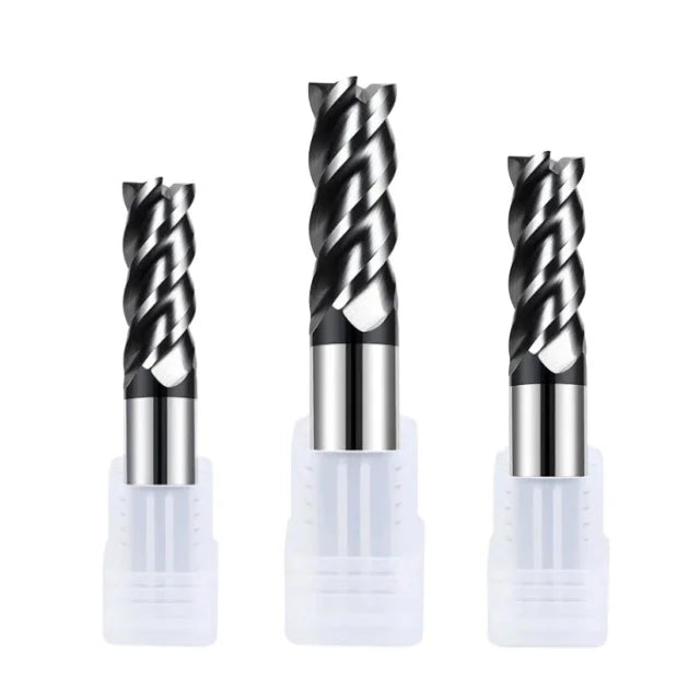 OEM 75mm AlTiN Coated 4-Flute Carbide End Mill - â‰¤0.005mm High Precision Tools - Industrial Grade HRC60 RoHS
