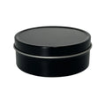 Newest Food Grade Black Gold Mint Tin Candle Tin With Lid for Cookie Packaging